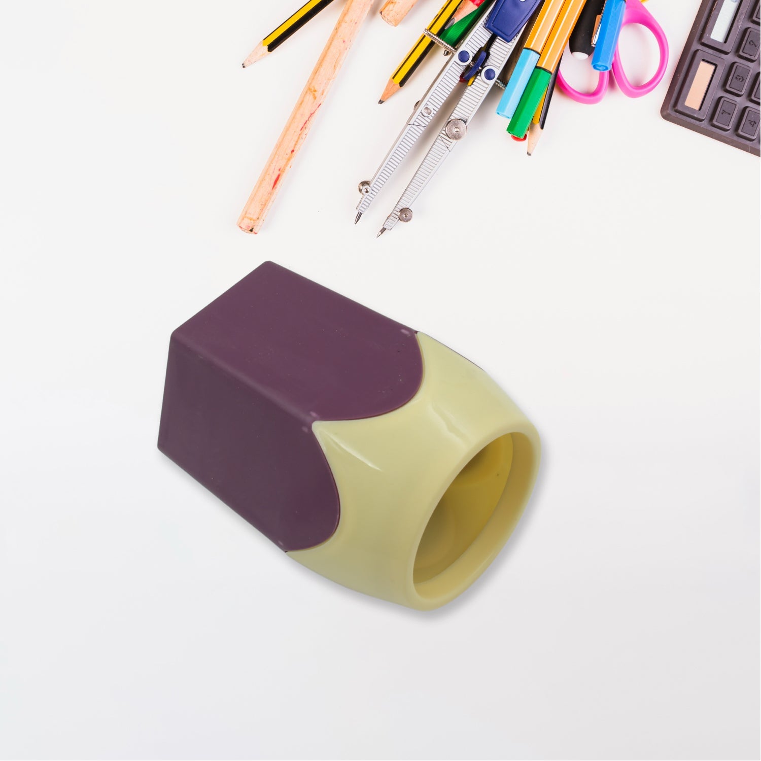 4312 Pencil Pot, Desk Pen Pencil Holder, Makeup Brush Holder, Container Pot for Desk Accessories Supplies Organizer, Home, Office, School Decoration Desktop Decor (1 Pc) 4312 Pencil Pot, Desk Pen Pencil Holder, Makeup Brush Holder, Container Pot for Desk Accessories Supplies Organizer, Home, Office, School Decoration Desktop Decor (1 Pc)